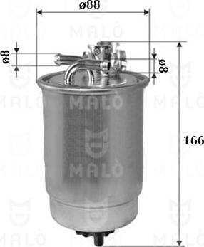 AKRON-MALÒ 1520108 - Паливний фільтр autocars.com.ua