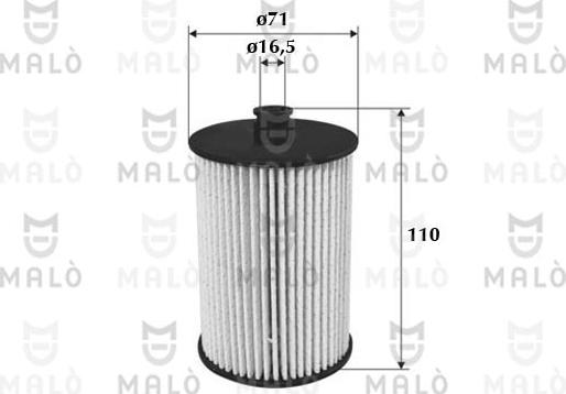 AKRON-MALÒ 1520121 - Паливний фільтр autocars.com.ua