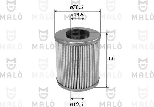 AKRON-MALÒ 1520130 - Паливний фільтр autocars.com.ua