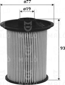 AKRON-MALÒ 1520142 - Паливний фільтр autocars.com.ua