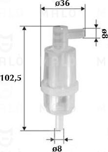 AKRON-MALÒ 1520148 - Паливний фільтр autocars.com.ua