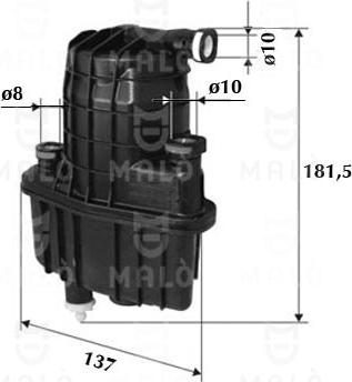 AKRON-MALÒ 1520151 - Паливний фільтр autocars.com.ua