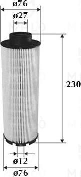 AKRON-MALÒ 1520157 - Паливний фільтр autocars.com.ua