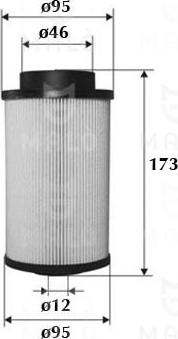 AKRON-MALÒ 1520158 - Паливний фільтр autocars.com.ua