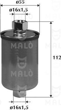 AKRON-MALÒ 1520163 - Паливний фільтр autocars.com.ua