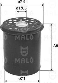 AKRON-MALÒ 1520169 - Паливний фільтр autocars.com.ua