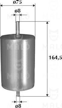 AKRON-MALÒ 1520183 - Паливний фільтр autocars.com.ua