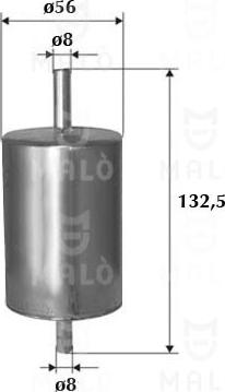 AKRON-MALÒ 1520184 - Паливний фільтр autocars.com.ua