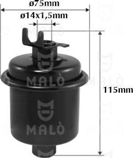 AKRON-MALÒ 1520186 - Паливний фільтр autocars.com.ua