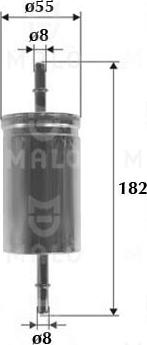 AKRON-MALÒ 1520189 - Паливний фільтр autocars.com.ua