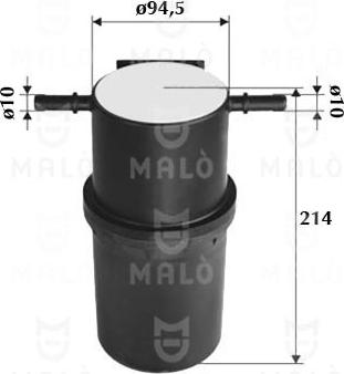 AKRON-MALÒ 1520209 - Паливний фільтр autocars.com.ua