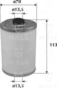 AKRON-MALÒ 1520211 - Паливний фільтр autocars.com.ua