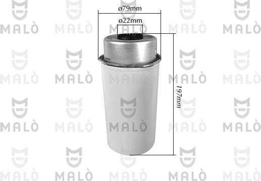 AKRON-MALÒ 1520219 - Паливний фільтр autocars.com.ua