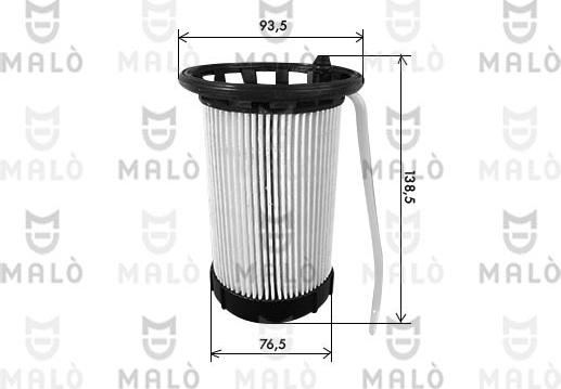 AKRON-MALÒ 1520223 - Паливний фільтр autocars.com.ua