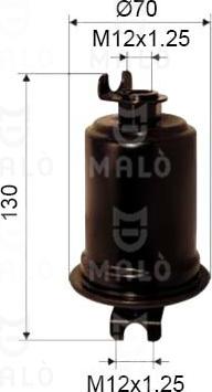 AKRON-MALÒ 1520232 - Паливний фільтр autocars.com.ua