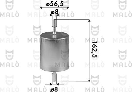 AKRON-MALÒ 1520234 - Паливний фільтр autocars.com.ua