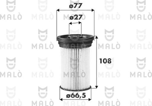 AKRON-MALÒ 1520238 - Паливний фільтр autocars.com.ua