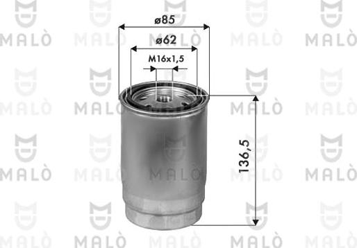 AKRON-MALÒ 1520245 - Паливний фільтр autocars.com.ua