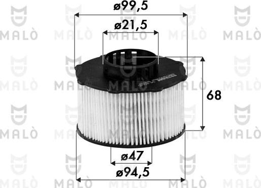 AKRON-MALÒ 1520247 - Паливний фільтр autocars.com.ua