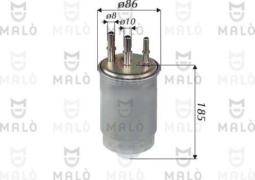 AKRON-MALÒ 1520252 - Паливний фільтр autocars.com.ua