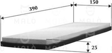 AKRON-MALÒ 1530041 - Фільтр, повітря у внутрішній простір autocars.com.ua