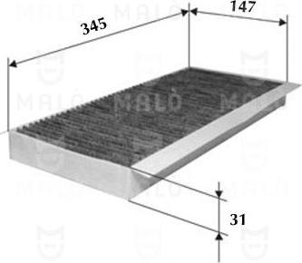 AKRON-MALÒ 1530092 - Фільтр, повітря у внутрішній простір autocars.com.ua