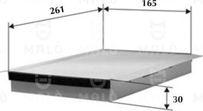 AKRON-MALÒ 1530151 - Фільтр, повітря у внутрішній простір autocars.com.ua