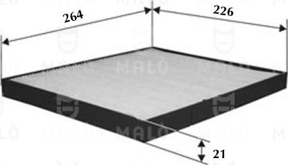 AKRON-MALÒ 1530211 - Фільтр, повітря у внутрішній простір autocars.com.ua