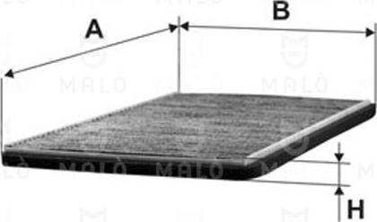 AKRON-MALÒ 1530221 - Фільтр, повітря у внутрішній простір autocars.com.ua