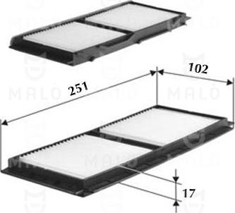 AKRON-MALÒ 1530271 - Фільтр, повітря у внутрішній простір autocars.com.ua