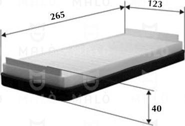 AKRON-MALÒ 1530361 - Фільтр, повітря у внутрішній простір autocars.com.ua