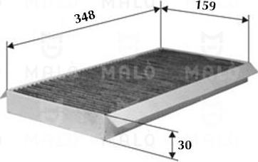AKRON-MALÒ 1530372 - Фільтр, повітря у внутрішній простір autocars.com.ua