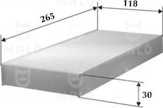 AKRON-MALÒ 1530401 - Фільтр, повітря у внутрішній простір autocars.com.ua