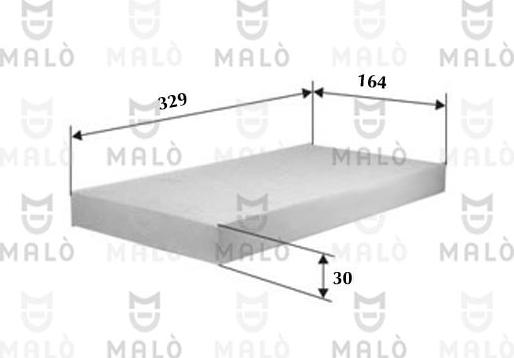 AKRON-MALÒ 1530481 - Фільтр, повітря у внутрішній простір autocars.com.ua