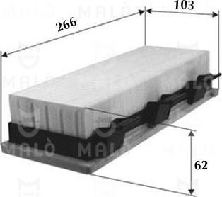 AKRON-MALÒ 1530491 - Фільтр, повітря у внутрішній простір autocars.com.ua