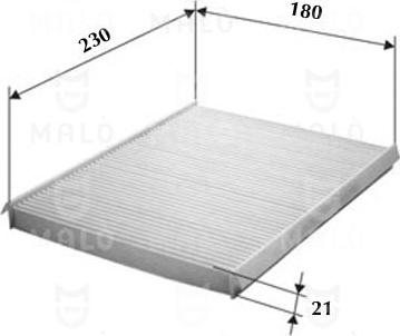 AKRON-MALÒ 1530631 - Фільтр, повітря у внутрішній простір autocars.com.ua