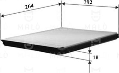 AKRON-MALÒ 1530671 - Фільтр, повітря у внутрішній простір autocars.com.ua