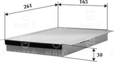 AKRON-MALÒ 1530741 - Фільтр, повітря у внутрішній простір autocars.com.ua