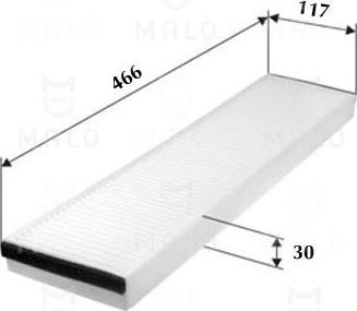 AKRON-MALÒ 1530751 - Фільтр, повітря у внутрішній простір autocars.com.ua