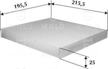 AKRON-MALÒ 1531021 - Фільтр, повітря у внутрішній простір autocars.com.ua