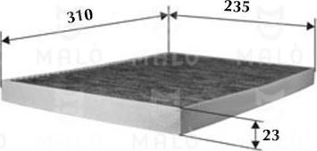 AKRON-MALÒ 1531072 - Фільтр, повітря у внутрішній простір autocars.com.ua