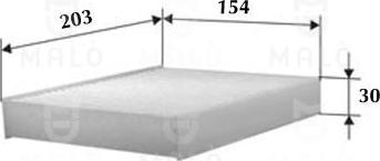 AKRON-MALÒ 1531151 - Фільтр, повітря у внутрішній простір autocars.com.ua