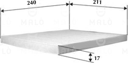 AKRON-MALÒ 1531411 - Фільтр, повітря у внутрішній простір autocars.com.ua