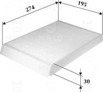 AKRON-MALÒ 1531451 - Фільтр, повітря у внутрішній простір autocars.com.ua