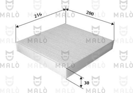 AKRON-MALÒ 1531491 - Фільтр, повітря у внутрішній простір autocars.com.ua