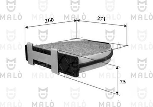 AKRON-MALÒ 1531512 - Фільтр, повітря у внутрішній простір autocars.com.ua