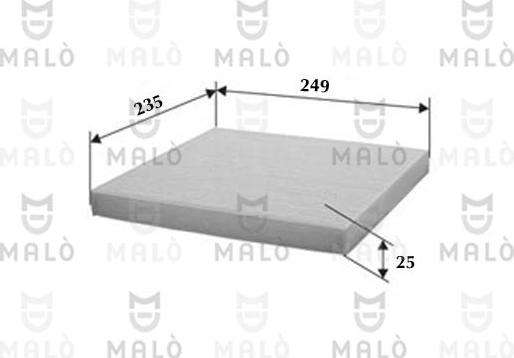 AKRON-MALÒ 1531641 - Фільтр, повітря у внутрішній простір autocars.com.ua