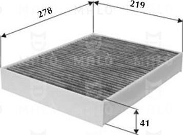 AKRON-MALÒ 1531702 - Фільтр, повітря у внутрішній простір autocars.com.ua