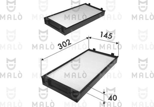 AKRON-MALÒ 1531712 - Фільтр, повітря у внутрішній простір autocars.com.ua