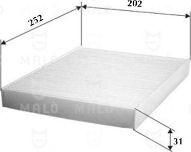 AKRON-MALÒ 1531851 - Фільтр, повітря у внутрішній простір autocars.com.ua